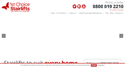 Desktop Screenshot of 1stchoicestairlifts.com